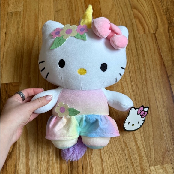 Hello Kitty Pastel Unicorn Plush - Picture 4 of 5